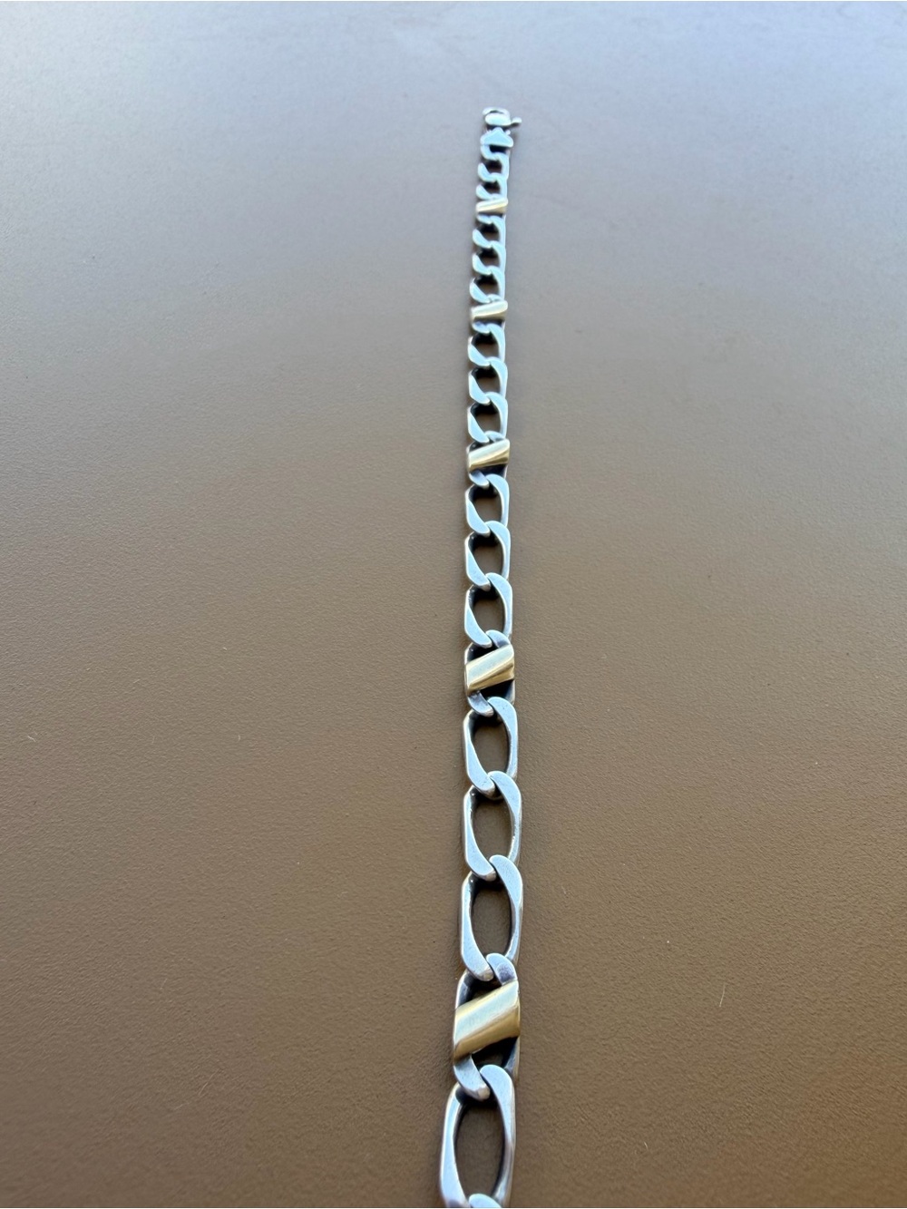 Tiffany’s Two-Tone Link Bracelet - Silver and Gold
